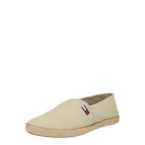 Tommy Jeans Espadrilky  svetlobéžová / námornícka modrá / biela / svetločervená