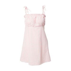 Cotton On Letné šaty 'MATILDA'  ružová / biela