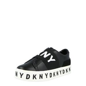 DKNY Slip-on obuv 'Becky'  čierna / biela