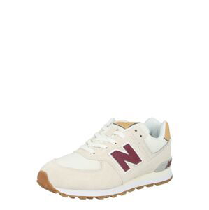 new balance Tenisky  béžová / biela / vínovo červená / svetlobéžová