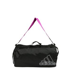 ADIDAS PERFORMANCE Športová taška  čierna / biela / fuksia