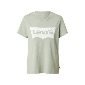 LEVI'S Tričko  pastelovo zelená / biela / červená