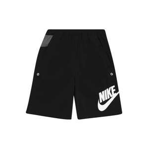 Nike Sportswear Nohavice  sivá / čierna / biela