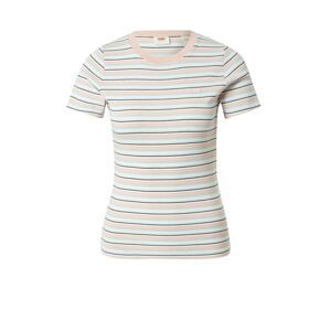 LEVI'S ® Tričko 'SS Rib Baby Tee'  telová / svetlomodrá / čierna / biela