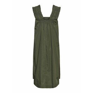 Vero Moda Curve Letné šaty 'Lanie'  olivová