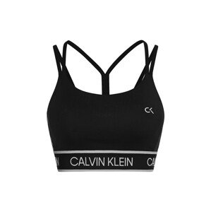 Calvin Klein Performance Športová podprsenka  čierna / svetlosivá