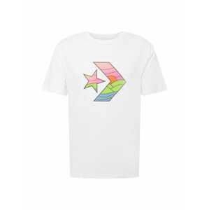 CONVERSE Tričko 'STAR CHEVRON SUNSET TEE'  biela / zmiešané farby