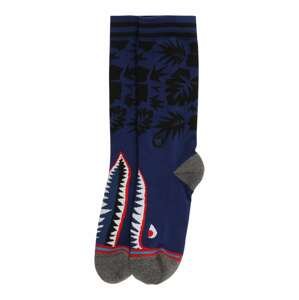 Stance Športové ponožky 'TROPICAL WARBIRD'  námornícka modrá / biela / ohnivo červená / tmavosivá / kobaltovomodrá