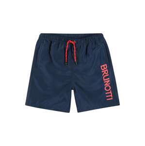 Brunotti Kids Badeshorts 'Hester'  tmavomodrá / červená