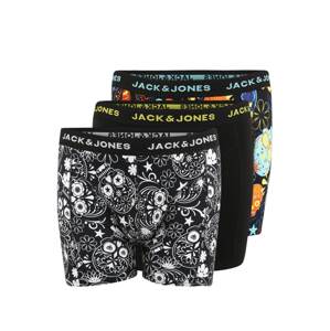 Jack & Jones Plus Boxerky 'SUGAR SKULL'  čierna / zmiešané farby