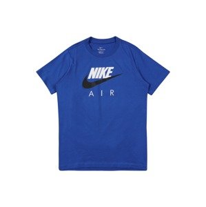 Nike Sportswear Tričko  modrá / čierna / biela