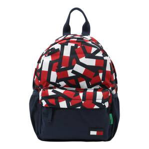 TOMMY HILFIGER Rucksack  námornícka modrá / červená / biela