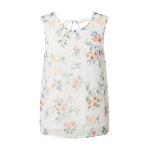 VERO MODA Bluse 'KAY'  biela / lososová / svetlomodrá / svetlozelená