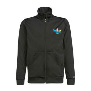 ADIDAS ORIGINALS Tepláková bunda  čierna / zmiešané farby