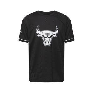 NEW ERA Tričko 'Chicago Bulls'  čierna / biela