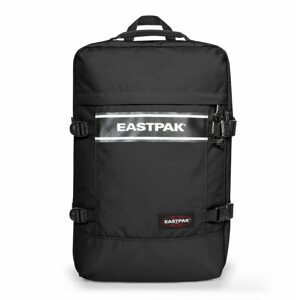 EASTPAK Cestovná taška  čierna / biela