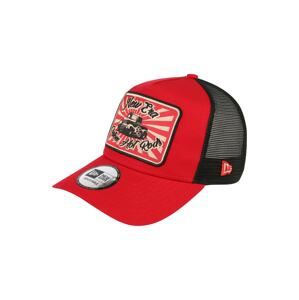 NEW ERA Čiapka  červená / čierna / biela