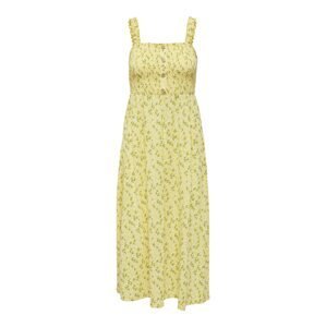 ONLY Letné šaty 'Pella'  žltá / biela / ružová / trávovo zelená