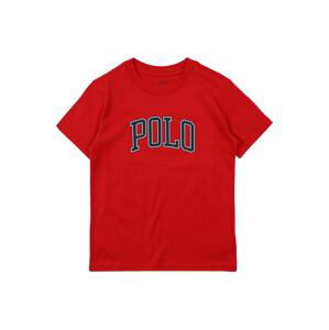 POLO RALPH LAUREN Tričko  červená / biela / tmavomodrá