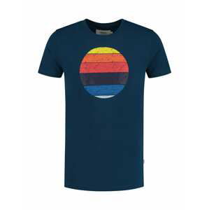Shiwi Tričko 'Sunset Shades'  modrá / žltá / červená / baklažánová / nebesky modrá