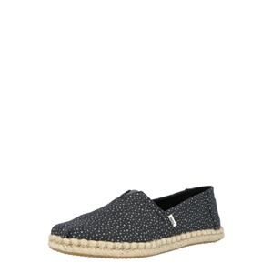 TOMS Espadrilky 'ALPARGATA ROPE'  kamenná / čierna