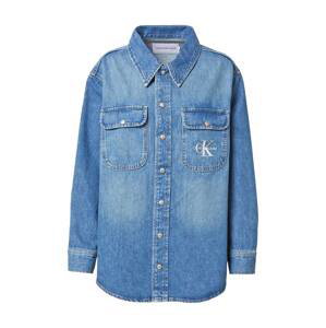 Calvin Klein Jeans Prechodná bunda  modrá denim