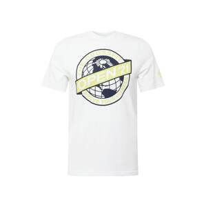 Reebok Sport Funkčné tričko  biela / žltá / tmavomodrá