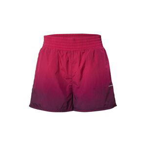 Calvin Klein Jeans Shorts  biela / fuksia / farba lesného ovocia