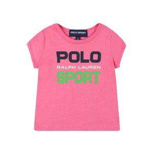 Polo Ralph Lauren T-Shirt  ružová / námornícka modrá / zelená / biela
