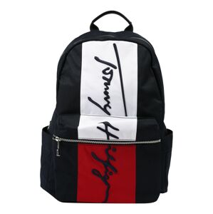 TOMMY HILFIGER Rucksack  biela / červená / tmavomodrá