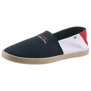 TOMMY HILFIGER Espadrilky  tmavomodrá / červená / biela