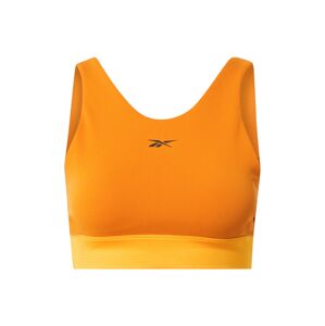 Reebok Sport Športová podprsenka  mandarínková / tmavooranžová / čierna