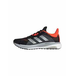 ADIDAS PERFORMANCE Bežecká obuv 'SolarGlide 4'  čierna / oranžová / strieborná