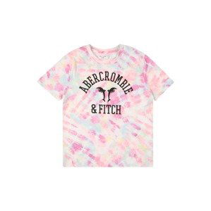 Abercrombie & Fitch T-Shirt  ružová / broskyňová / svetlomodrá / čierna