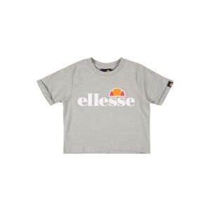 ELLESSE Tričko 'Nicky'  sivá melírovaná / oranžová / biela