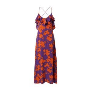 Trendyol Letné šaty  fialová / oranžová