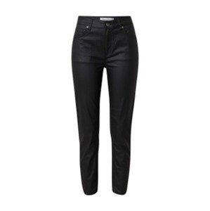 NU-IN Džínsy 'High Rise Coated Skinny Jeans'  čierna