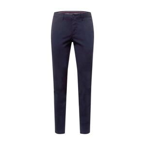 TOMMY HILFIGER Chino nohavice 'BLEECKER TH FLEX SATIN CHINO GMD'  tmavomodrá