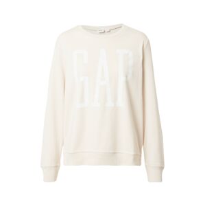 GAP Sweatshirt  krémová / biela