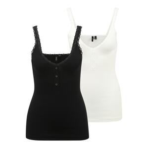 Vero Moda Tall Top 'LENA'  čierna / biela