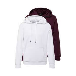 Urban Classics Hoodie  biela / červená