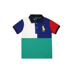 POLO RALPH LAUREN Tričko  nefritová / tmavomodrá / biela / žltá / červená