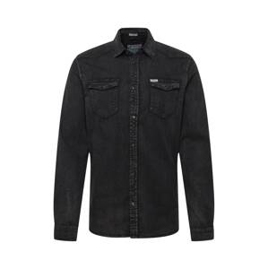 GUESS Hemd 'TRUCKEE'  čierny denim