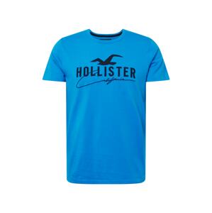 HOLLISTER Tričko  modrá / tmavomodrá