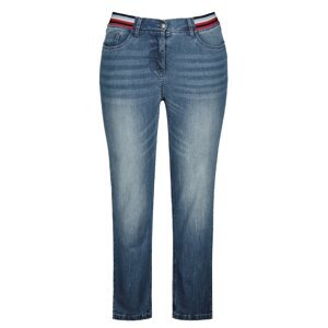 Ulla Popken Jeans 'Sarah'  modrá denim / čierna / červená / biela