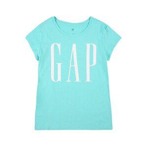 GAP Shirt  tyrkysová / biela