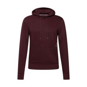 TOMMY HILFIGER Mikina  burgundská / biela