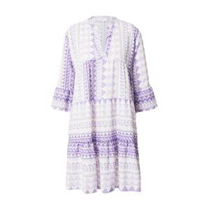 Hailys Košeľové šaty 'Lola'  pastelovo fialová / svetlofialová / biela