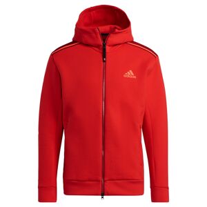 ADIDAS PERFORMANCE Športová mikina so zipsom  červená / tmavočervená