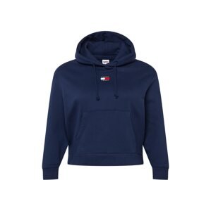 Tommy Jeans Curve Mikina  námornícka modrá / ohnivo červená / biela